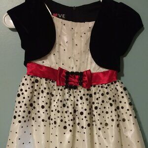 GIRLS CHRISTMAS OR VALENTINE DAY DRESS